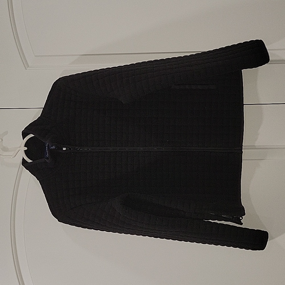Charter Club Quilted Fleece Zip Up Jacket